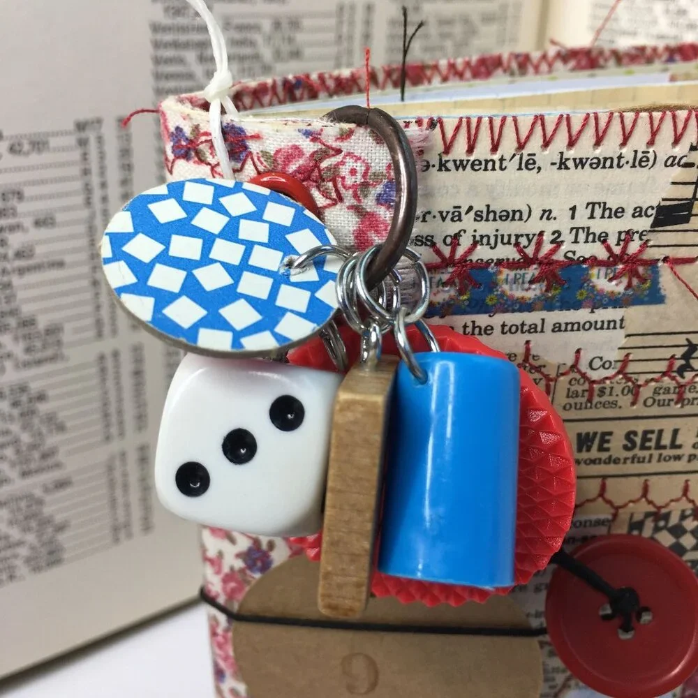 Custom Junk Journal Collage Cover Removable Ephemera Mini Art Book Diary 9 u